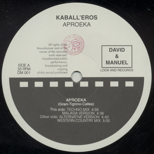 Kaball'eros - Aproeka | Look And Records (DM 001)