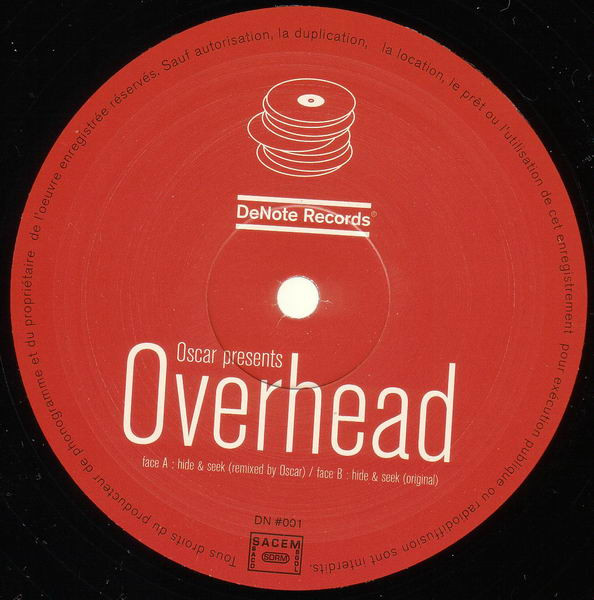 Overhead - Hide & Seek | Denote Records (DN 001)