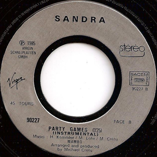 Sandra - (I'll Never Be) Maria Magdalena | Virgin (90227) - 4