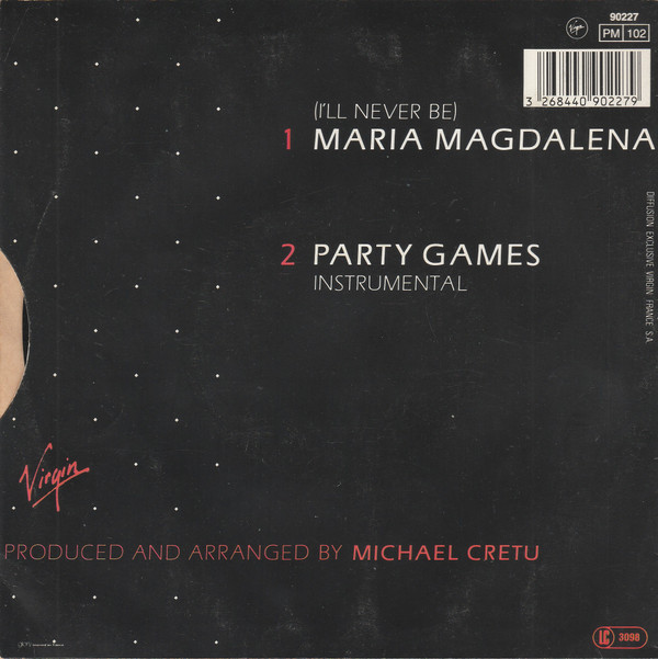 Sandra - (I'll Never Be) Maria Magdalena | Virgin (90227) - 2