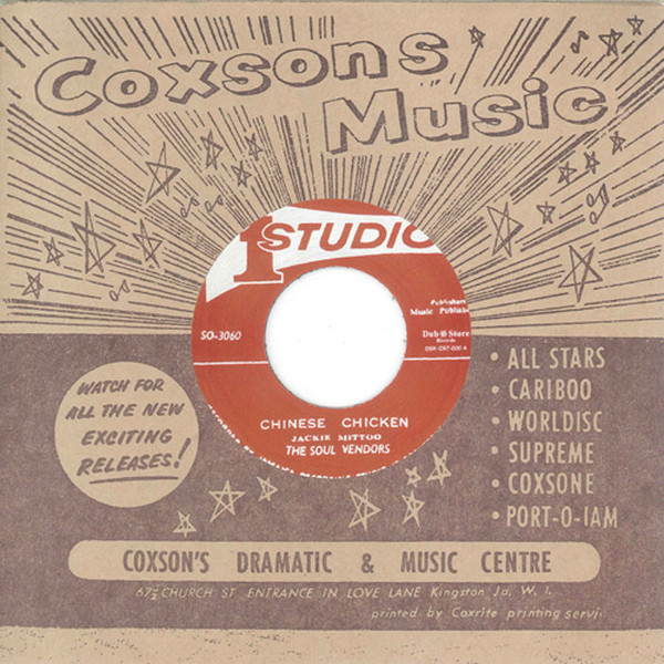 The Soul Vendors / Jackie Mittoo - Chinese Chicken / Put It On | Studio One (SO-3060)