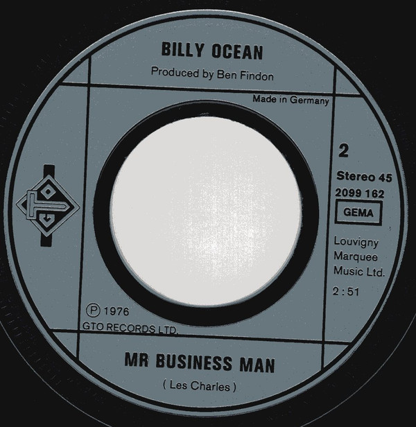 Billy Ocean - L.O.D. (Love On Delivery) | GTO (2099 162) - 3 Billy Ocean - L.O.D. (Love On Delivery) | GTO (2099 162) - 3