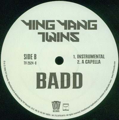 Ying Yang Twins Feat. Mike Jones & Mr. Collipark - Badd | TVT Records (TV-2524-0) - 2 Ying Yang Twins Feat. Mike Jones & Mr. Collipark - Badd | TVT Records (TV-2524-0) - 2