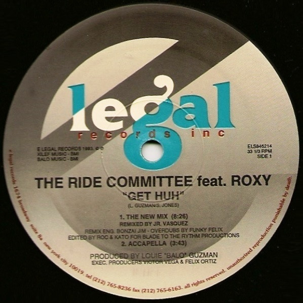 The Ride Committee Feat. Roxy - Get Huh | E Legal (ELS846214) - main
