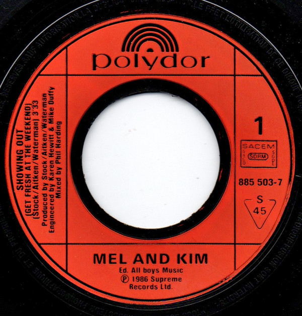 Mel & Kim - Showing Out | Polydor (885 503-7) - 3