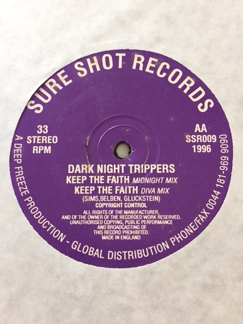 Dark Night Trippers - Keep The Faith | Sure Shot Records (SSR 009)