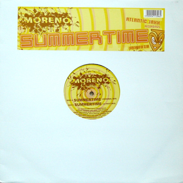 Moreno - Summertime | Atlantic Jaxx (JAXX028)