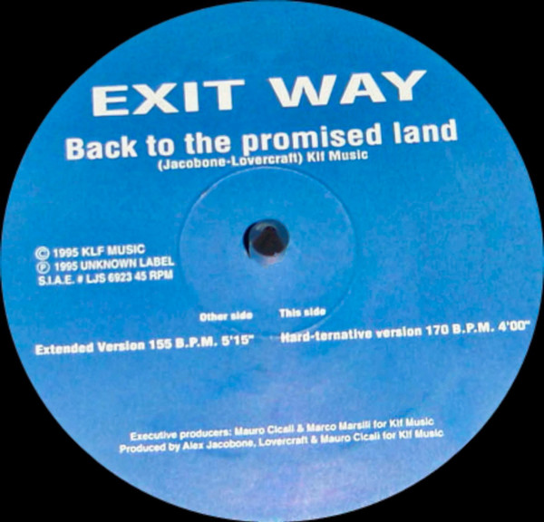 Exit Way - Back To The Promised Land | Unknown Label (LJS 6923) - 4