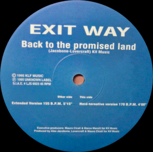 Exit Way - Back To The Promised Land | Unknown Label (LJS 6923) - 3