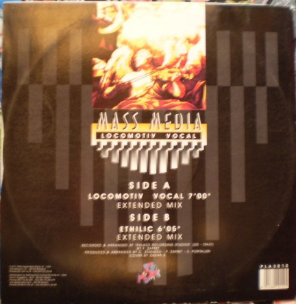 Mass Media - Locomotiv Vocal | Plastika (PLA 3015) - 2