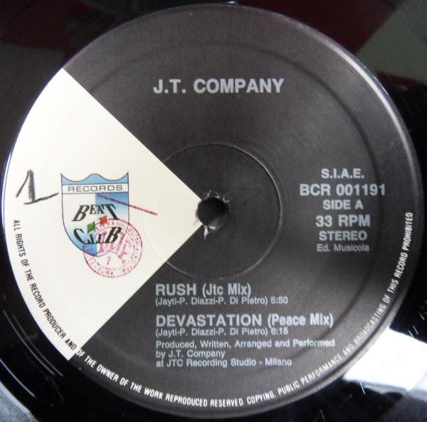J.T Company - Rush | Beat Club Records (BCR 001191) - 2 J.T Company - Rush | Beat Club Records (BCR 001191) - 2