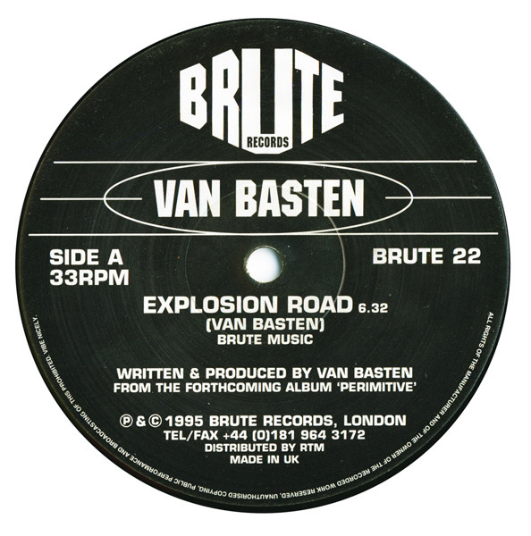 Van Basten - Explosion Road | Brute Records (BRUTE 22)