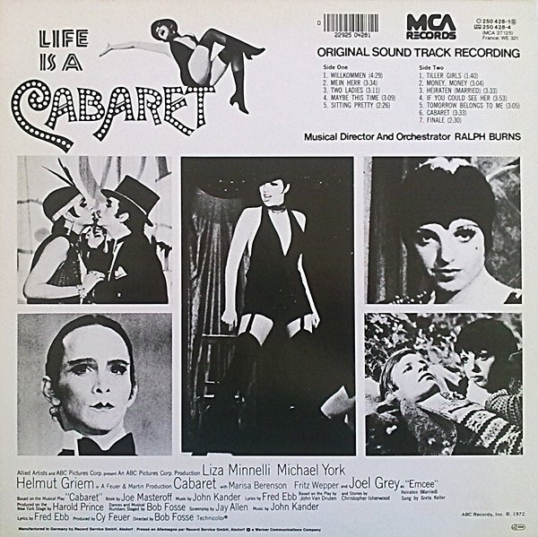 Ralph Burns - Cabaret (Original Sound Track Recording) | MCA Records (250 428-1) - 2 Ralph Burns - Cabaret (Original Sound Track Recording) | MCA Records (250 428-1) - 2