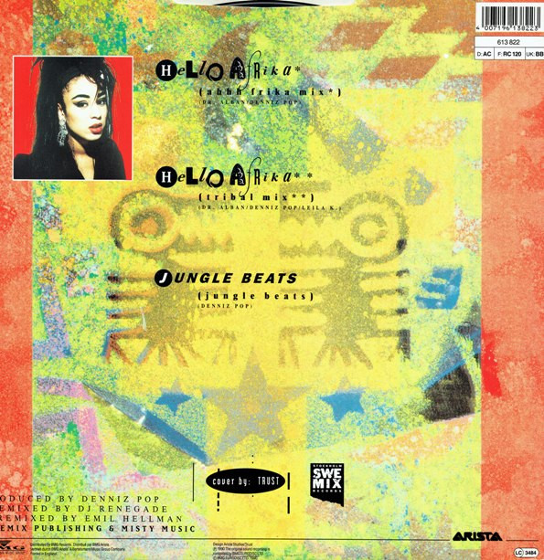 Dr. Alban Featuring Leila K. - Hello Afrika | Arista (613 822) - 2 Dr. Alban Featuring Leila K. - Hello Afrika | Arista (613 822) - 2