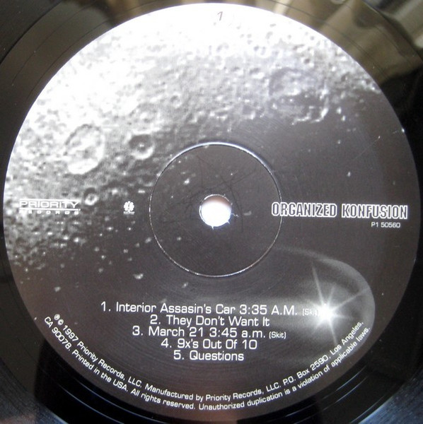 Organized Konfusion - The Equinox | Priority Records (P1 50560) - 3 Organized Konfusion - The Equinox | Priority Records (P1 50560) - 3