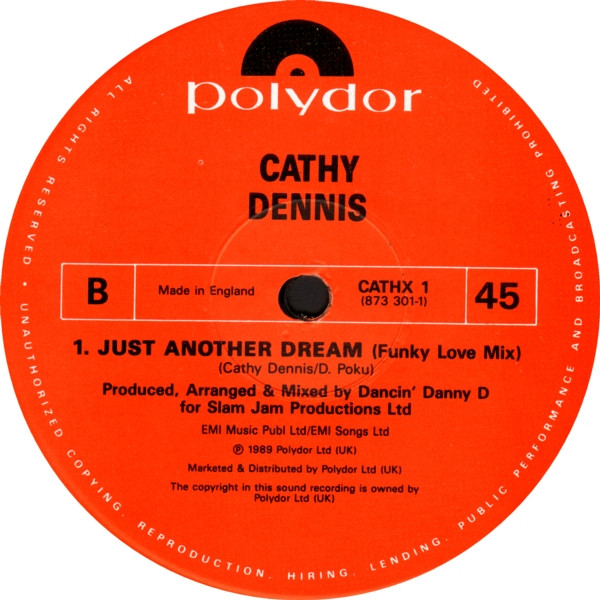 Cathy Dennis - Just Another Dream | Polydor (CATHX 1) - 4