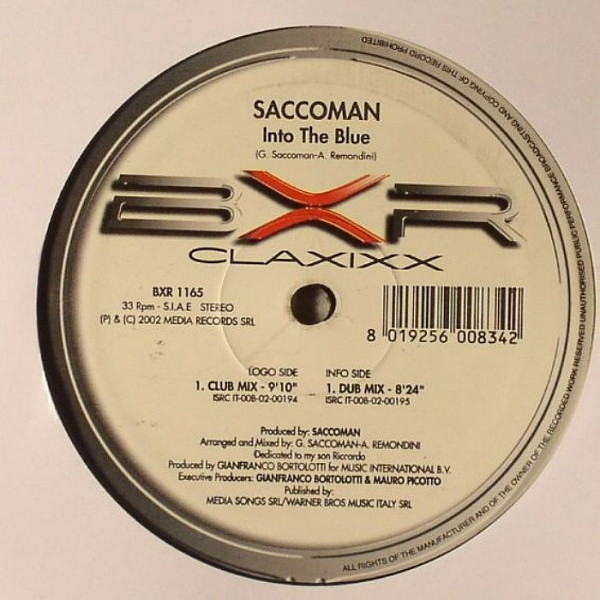 Saccoman - Into The Blue | BXR (BXR 1165) - main