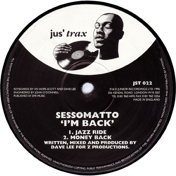 Sessomatto - I'm Back | Jus' Trax (JST 022) - 2 Sessomatto - I'm Back | Jus' Trax (JST 022) - 2