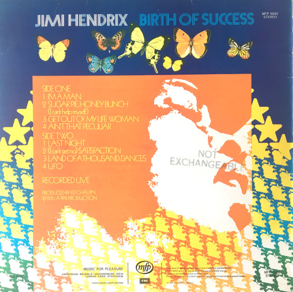 Jimi Hendrix - Birth Of Success | Music For Pleasure (MFP 50053) - 2 Jimi Hendrix - Birth Of Success | Music For Pleasure (MFP 50053) - 2