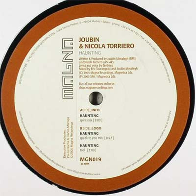 Joubin & Nicola Torriero - Haunting | Magna Recordings (MGN019) - 2