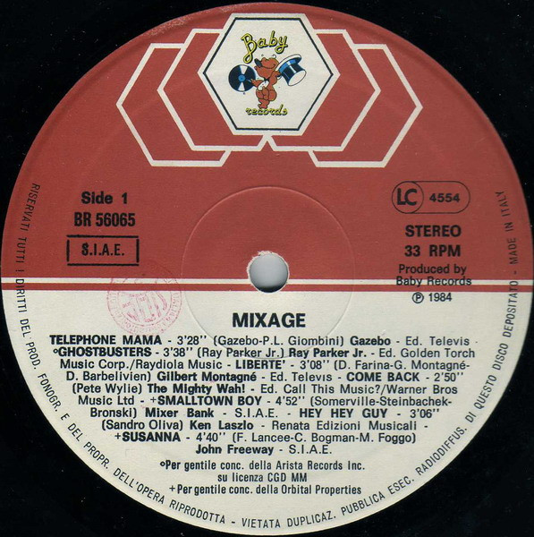 Various - Mixage | Baby Records (BR 56065) - 4
