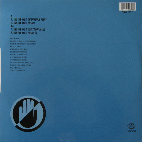 Sound Of The Underground - Inside Out | Champion (CHAMP 12-251) - 2