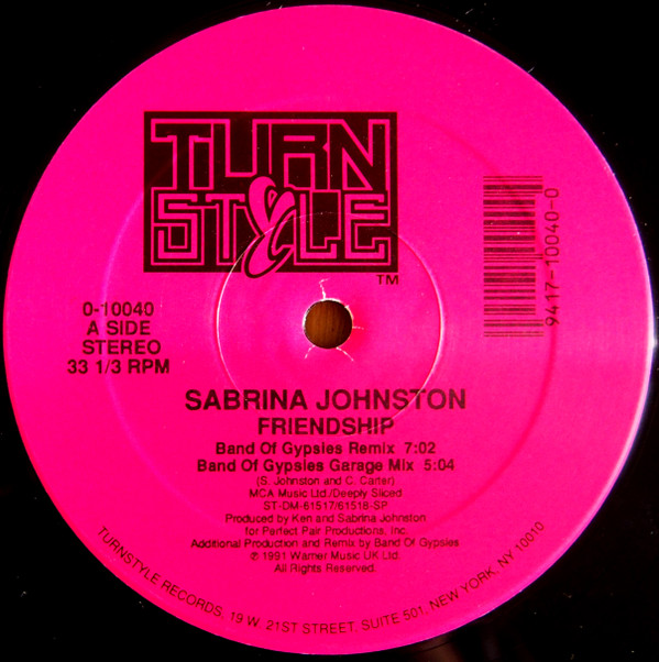 Sabrina Johnston - Friendship | Turnstyle Records (0-10040)