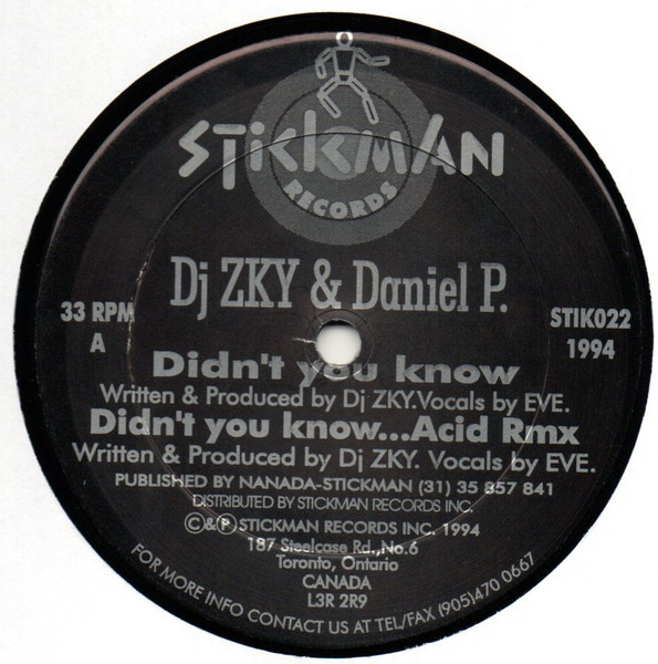 DJ Zky & Daniel P - Didn't You Know | Stickman Records (STIK 022) - main DJ Zky & Daniel P - Didn't You Know | Stickman Records (STIK 022) - main