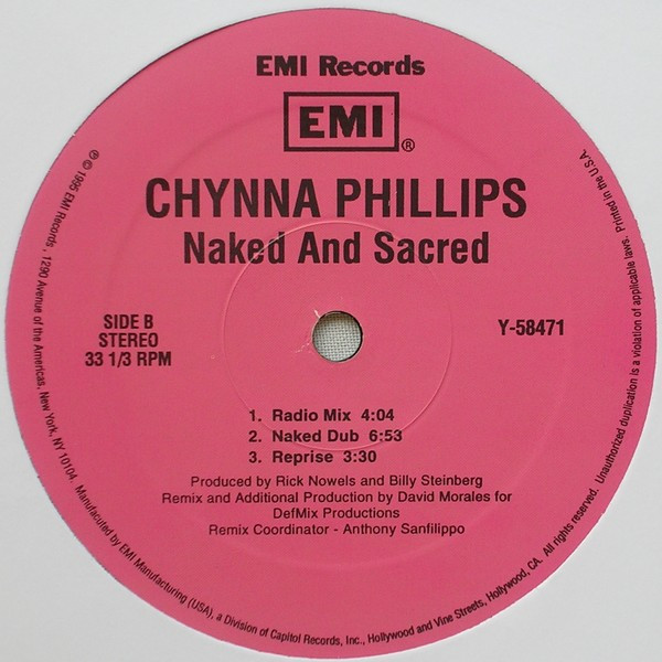 Chynna Phillips - Naked And Sacred | EMI (Y-58471) - 4 Chynna Phillips - Naked And Sacred | EMI (Y-58471) - 4