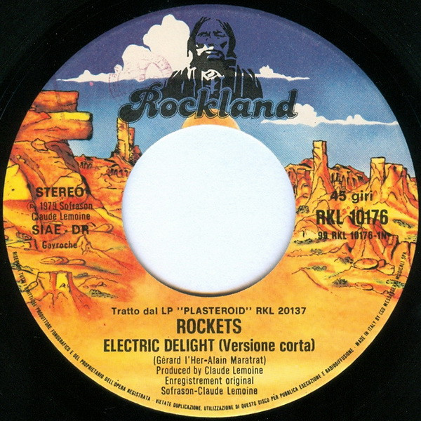 Rockets - Electric Delight | Rockland Records (RKL 10176) - 3 Rockets - Electric Delight | Rockland Records (RKL 10176) - 3