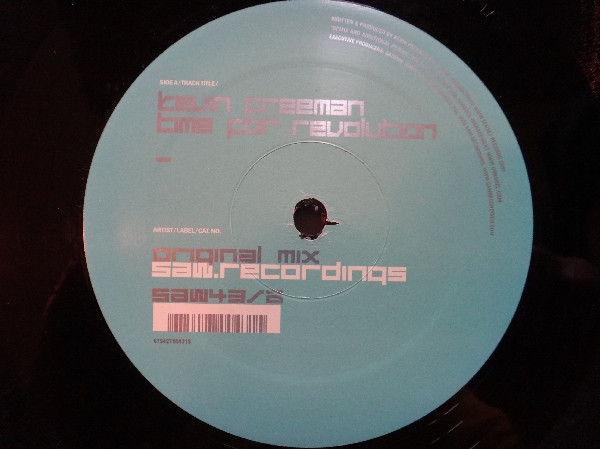 Kevin Freeman - Time For Revolution | Saw Recordings (SAW043) - 3 Kevin Freeman - Time For Revolution | Saw Recordings (SAW043) - 3