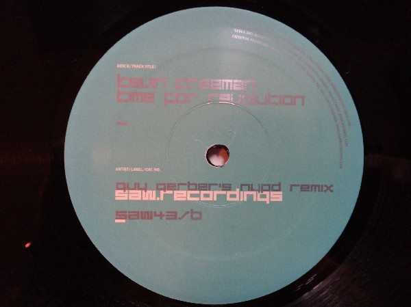 Kevin Freeman - Time For Revolution | Saw Recordings (SAW043) - 4 Kevin Freeman - Time For Revolution | Saw Recordings (SAW043) - 4