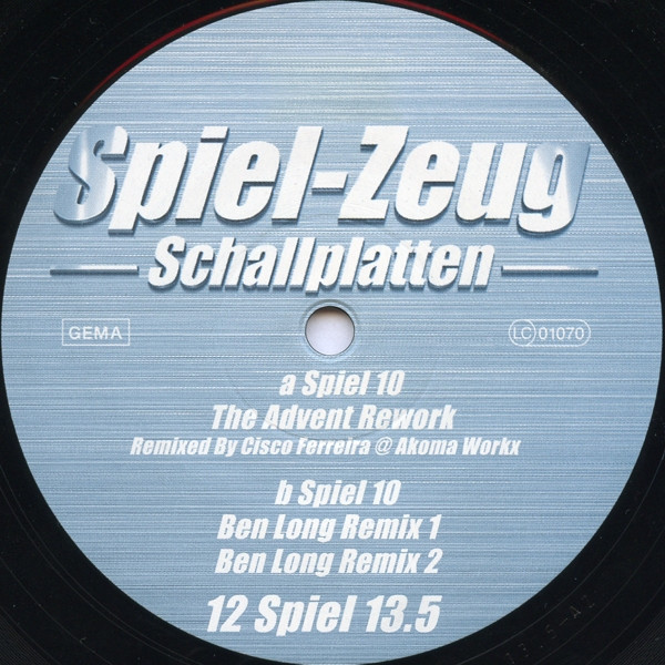 Thomas Schumacher - Spiel 10 Remix | Spiel-Zeug Schallplatten (12 Spiel 13.5)