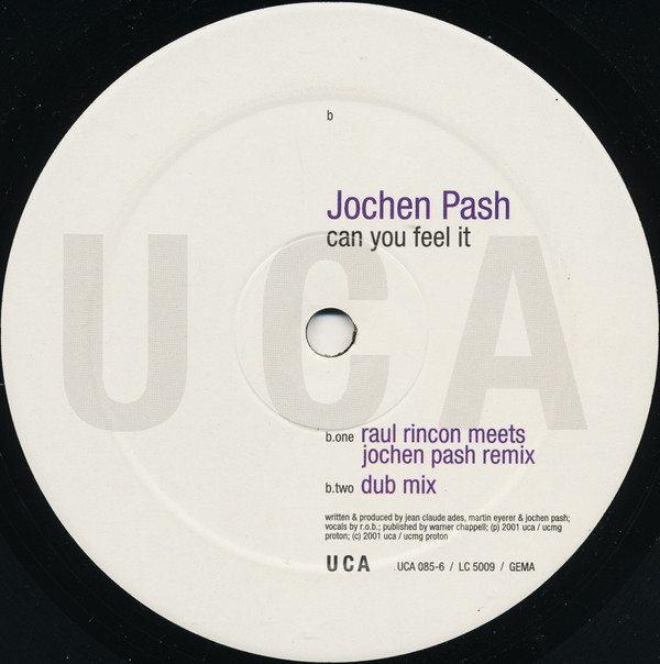 Jochen Pash - Can You Feel It | UCA Records (UCA 085-6) - 2 Jochen Pash - Can You Feel It | UCA Records (UCA 085-6) - 2