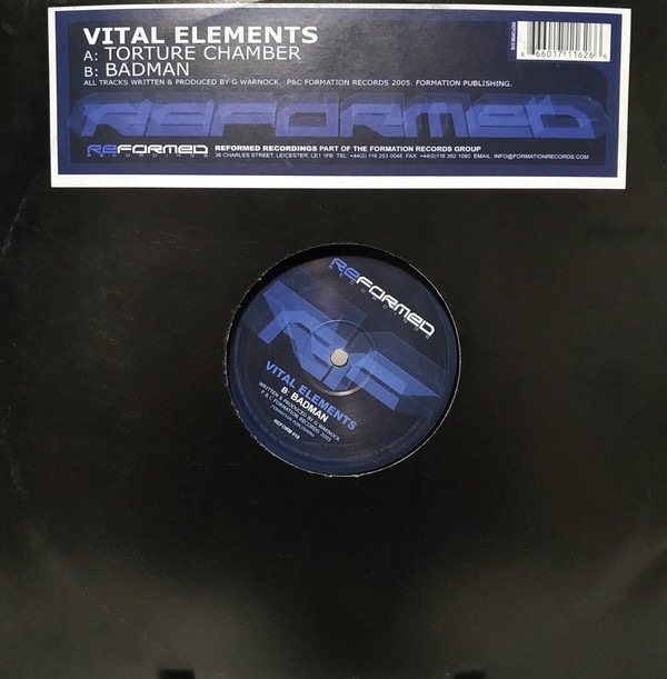 Vital Elements - Torture Chamber / Badman | Reformed Recordings (REFORM018) - main