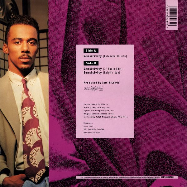 Ralph Tresvant - Sensitivity | MCA Records (MCA12-53933) - 2 Ralph Tresvant - Sensitivity | MCA Records (MCA12-53933) - 2