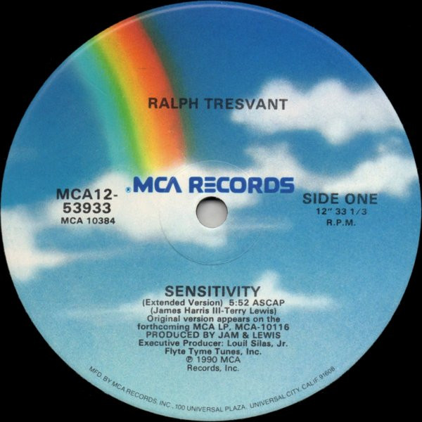 Ralph Tresvant - Sensitivity | MCA Records (MCA12-53933) - 3 Ralph Tresvant - Sensitivity | MCA Records (MCA12-53933) - 3