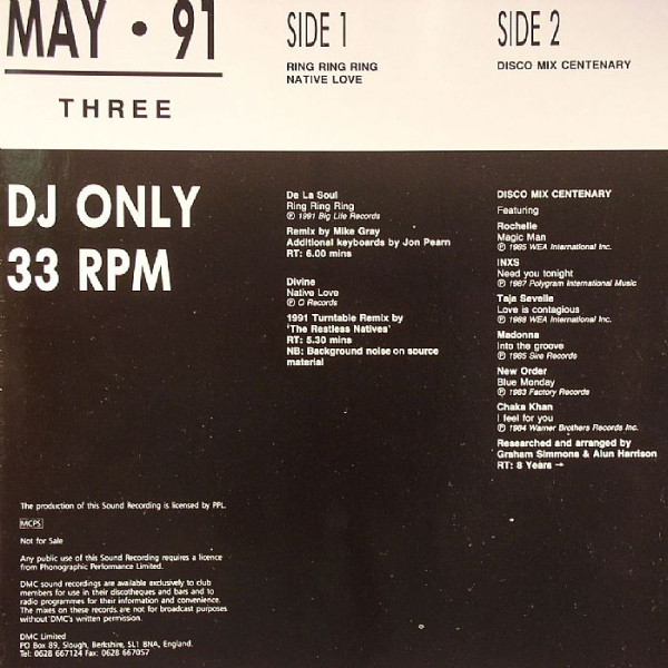 Various - May 91 - Three | DMC (DMC 100/3) - 2 Various - May 91 - Three | DMC (DMC 100/3) - 2