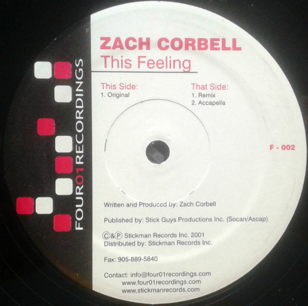 Zach Corbell - This Feeling | Four01 Recordings (F-002)
