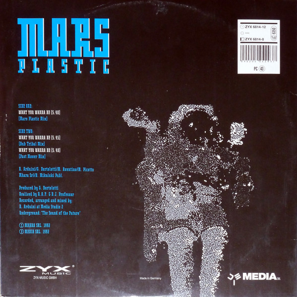 Mars Plastic - What You Wanna Be | ZYX Music (ZYX 6814-12) - 2