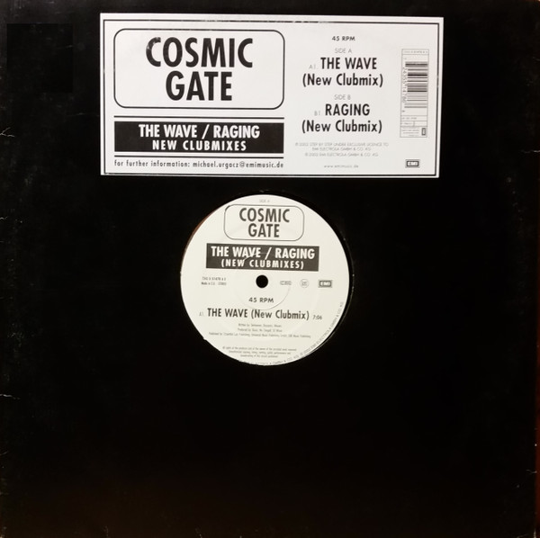 Cosmic Gate - The Wave / Raging (New Clubmixes) | EMI Electrola (7243 5 51478 6 8) - main