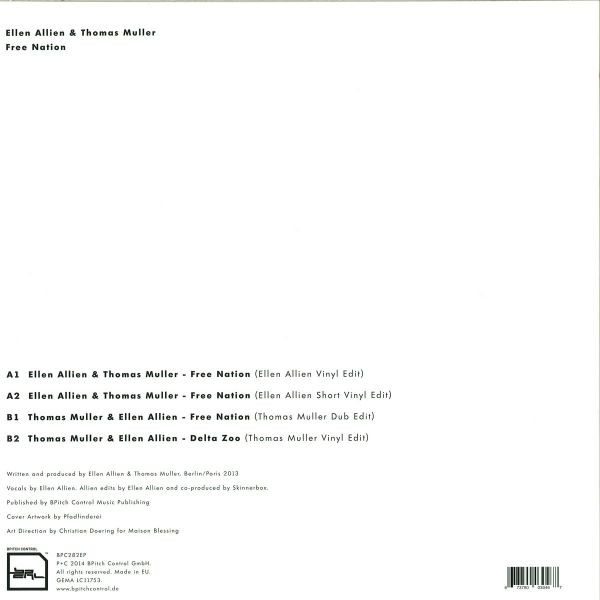 Ellen Allien & Thomas Muller - Free Nation | BPitch Control (BPC282EP) - 2 Ellen Allien & Thomas Muller - Free Nation | BPitch Control (BPC282EP) - 2