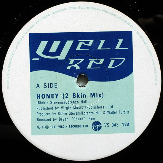 Well Red - Honey / Saturday | Virgin (VS  943-12) - 3