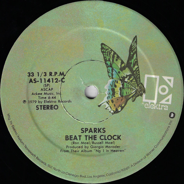 Sparks - Tryouts For The Human Race / Beat The Clock | Elektra (AS-11412) - 2