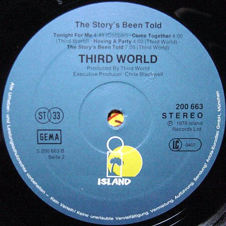Third World - The Story's Been Told | Island Records (200 663) - 4 Third World - The Story's Been Told | Island Records (200 663) - 4