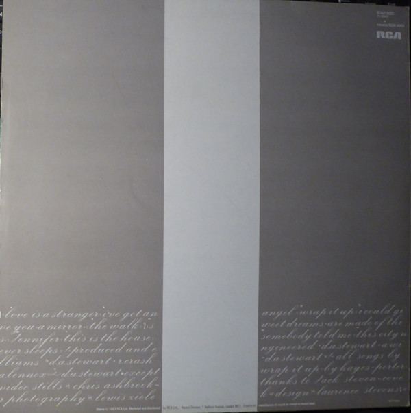 Eurythmics - Sweet Dreams (Are Made Of This) | RCA (RCALP 6063) - 2