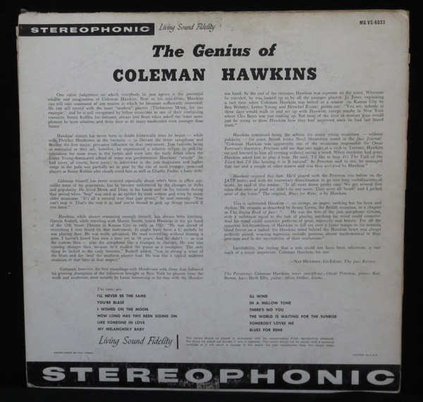 The Genius Of Coleman Hawkins