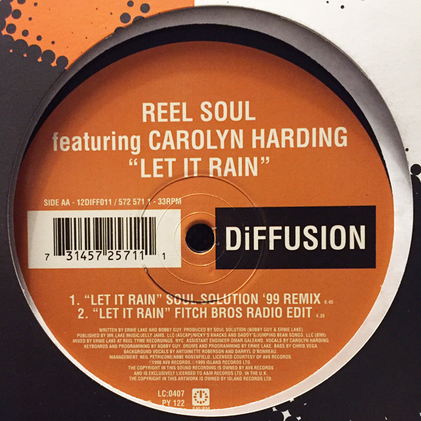 Reel Soul Featuring Carolyn Harding - Let It Rain | DiFFUSION (12DIFF011) - 2