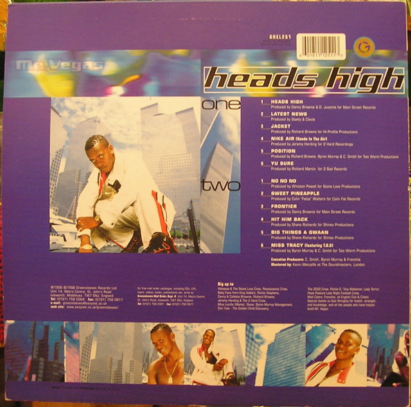 Mr. Vegas - Heads High | Greensleeves Records (GREL 251) - 2 Mr. Vegas - Heads High | Greensleeves Records (GREL 251) - 2