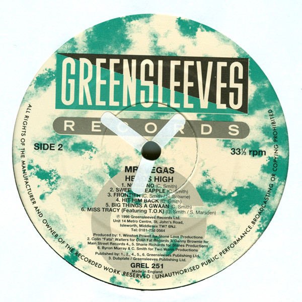 Mr. Vegas - Heads High | Greensleeves Records (GREL 251) - 4 Mr. Vegas - Heads High | Greensleeves Records (GREL 251) - 4